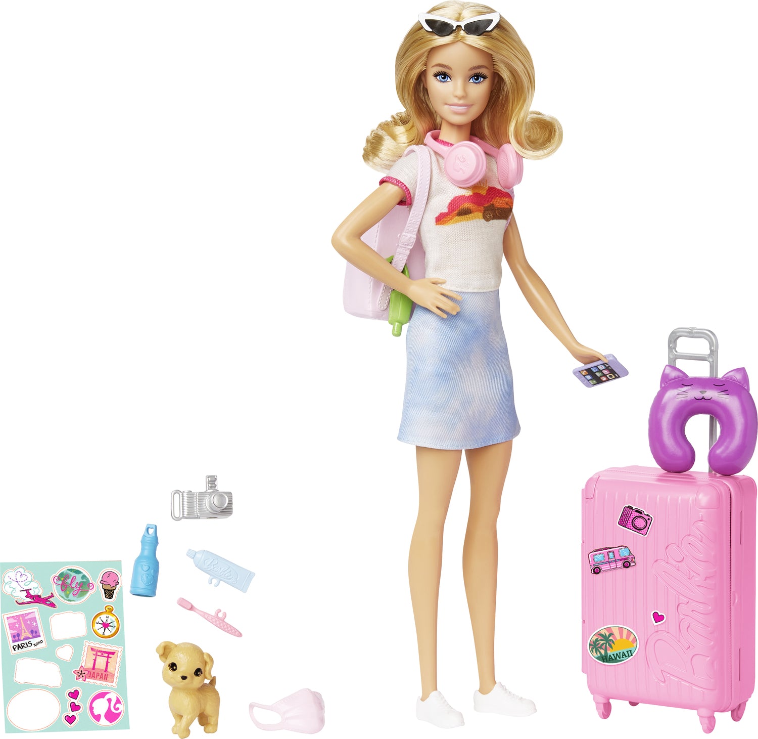 Barbie travel playset sale