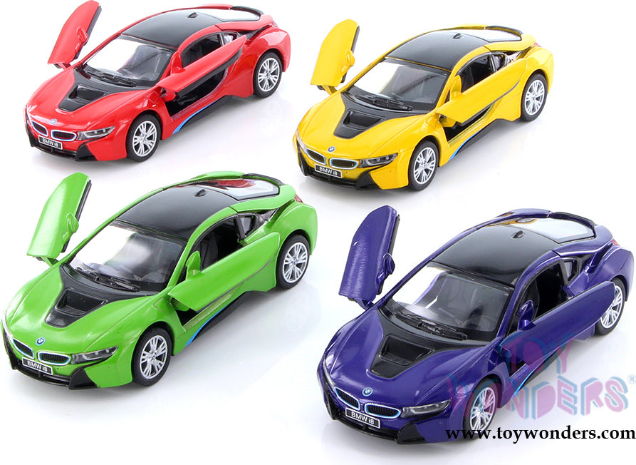 BMW i8 Hardtop 1 36 scale diecast model car assorted colors Franklin s Toys