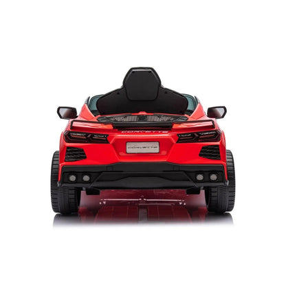 12V Chevrolet Corvette C8 Stingray 1-Seater Kids Ride-On Car