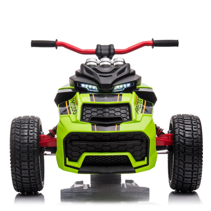 24V Freddo Spider 2 Seater Ride-On 3 Wheel Motorcycle