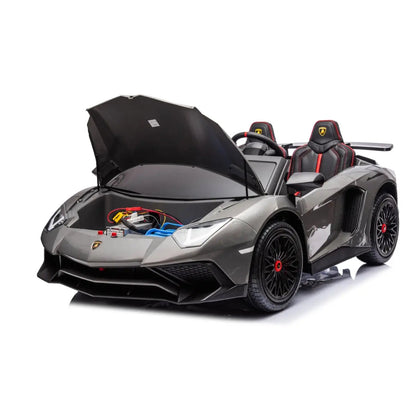 24V Lamborghini Aventador 2 Seater Ride On Car for Kids: Advanced Brushless Motor & Differential for High-Octane Fun