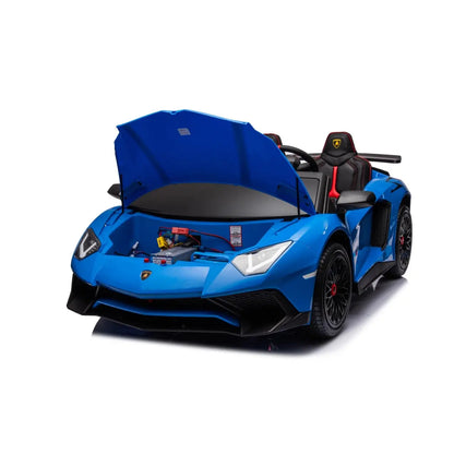 24V Lamborghini Aventador 2 Seater Ride On Car for Kids: Advanced Brushless Motor & Differential for High-Octane Fun