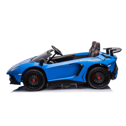 24V Lamborghini Aventador 2 Seater Ride On Car for Kids: Advanced Brushless Motor & Differential for High-Octane Fun