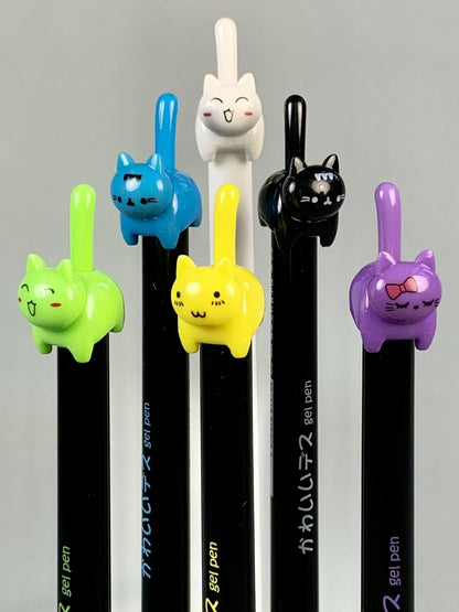 Cat Tail Retractable Gel Roller Pen