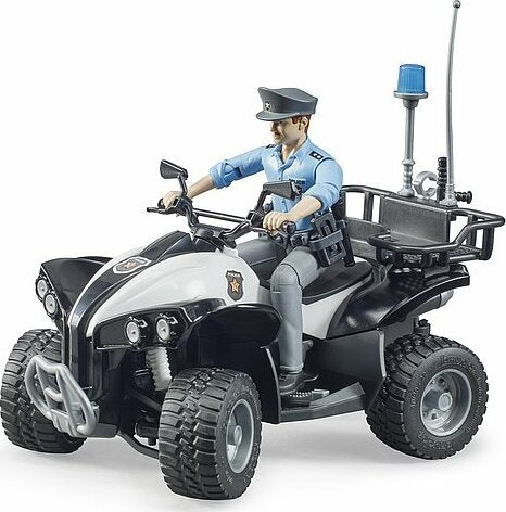 Police-quad With Policeman And Accessoires