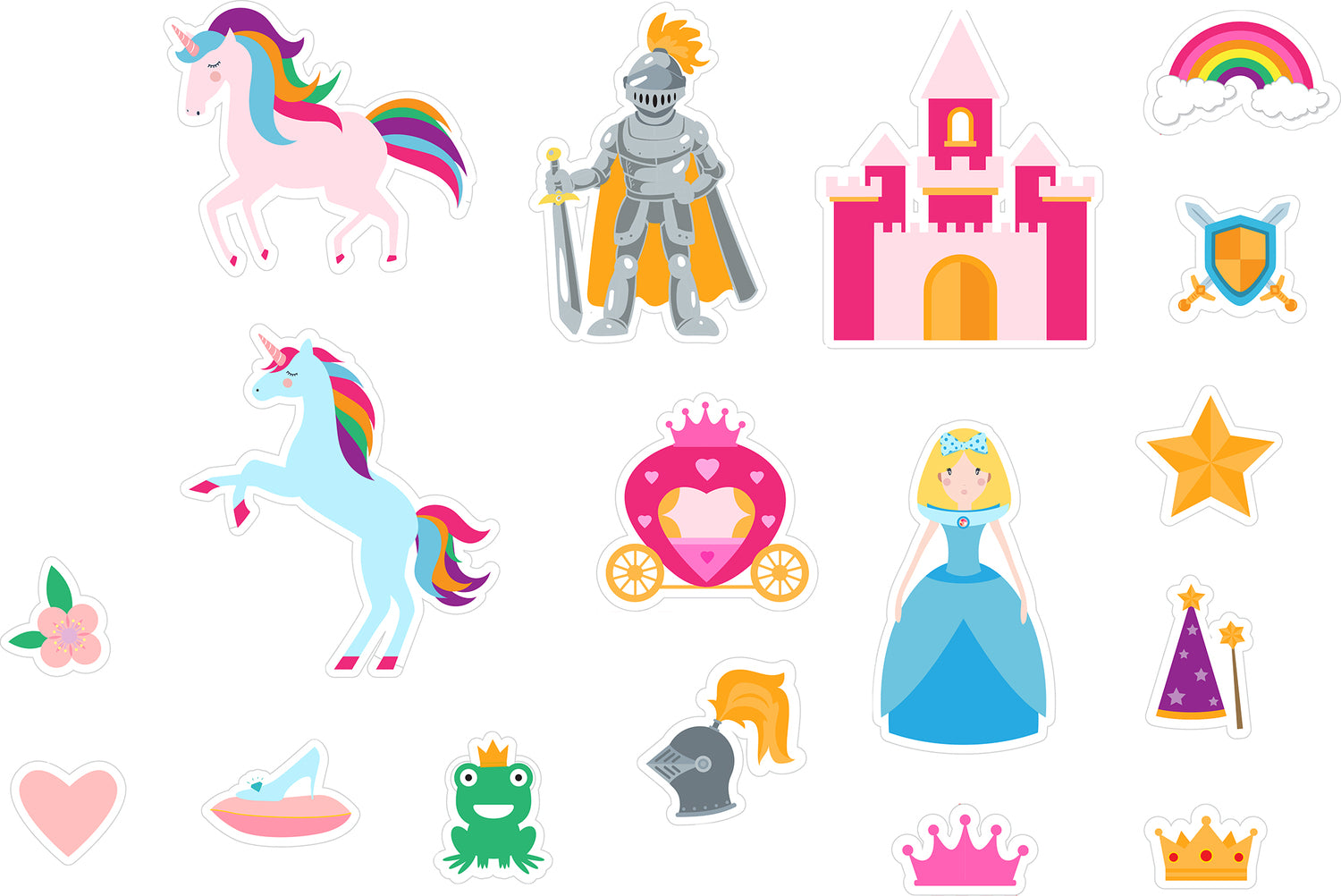 Bath Time Stickers - Fantasy World Unicorn