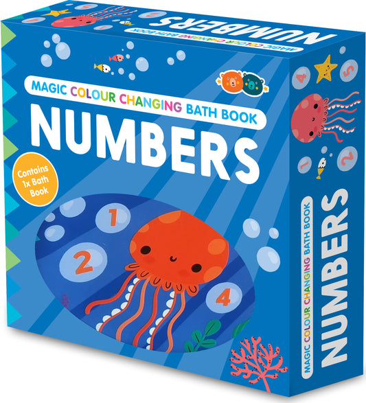 Magic Color Changing Bath Book – Numbers