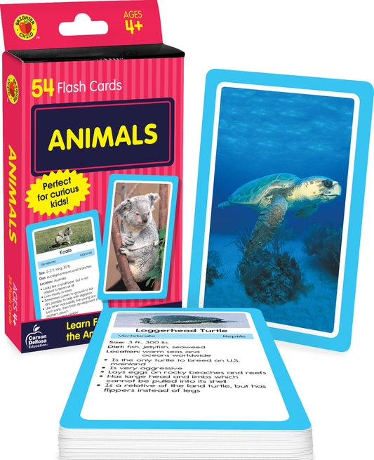 Animals Flash Cards: 54 Flash Cards