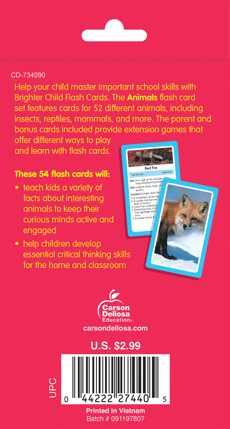 Animals Flash Cards: 54 Flash Cards