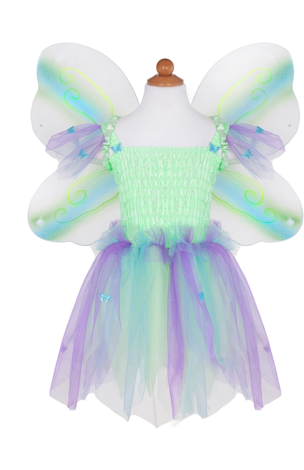 Butterfly Dress with Wings and Wand