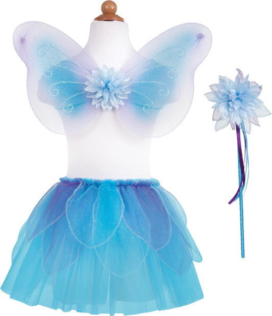 Fancy Flutter Skirt Sets with Wings & Wands