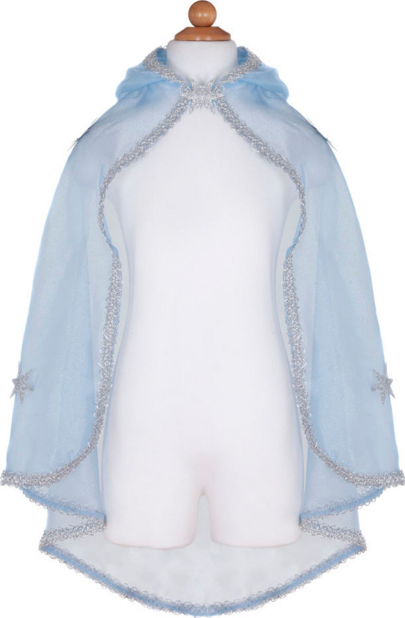 Blue Snow Queen Cape (Size 3-4)