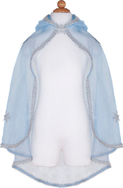 Blue Snow Queen Cape (Size 3-4)