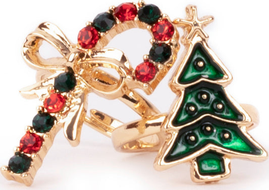 All Aglow Holiday Ring Set