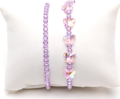 Boutique Shimmer Butterfly Bracelet Set (assorted)