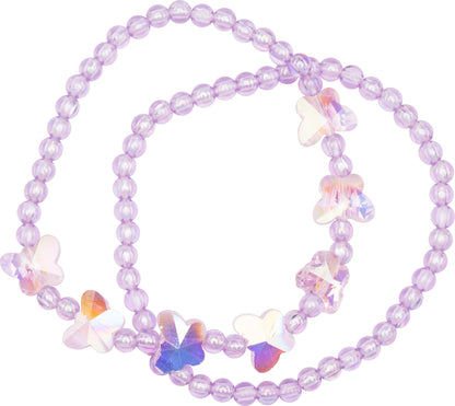 Boutique Shimmer Butterfly Bracelet Set (assorted)