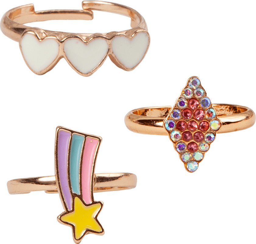 Boutique Heart Star Rings