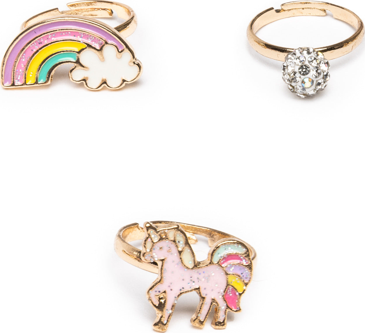 Boutique Unicorn Rainbow Rings