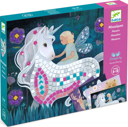 DJECO The Enchanted World Sticker & Jewel Mosaic