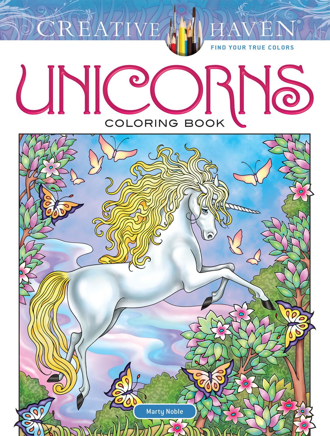 Creative Haven Unicorns Coloring Book