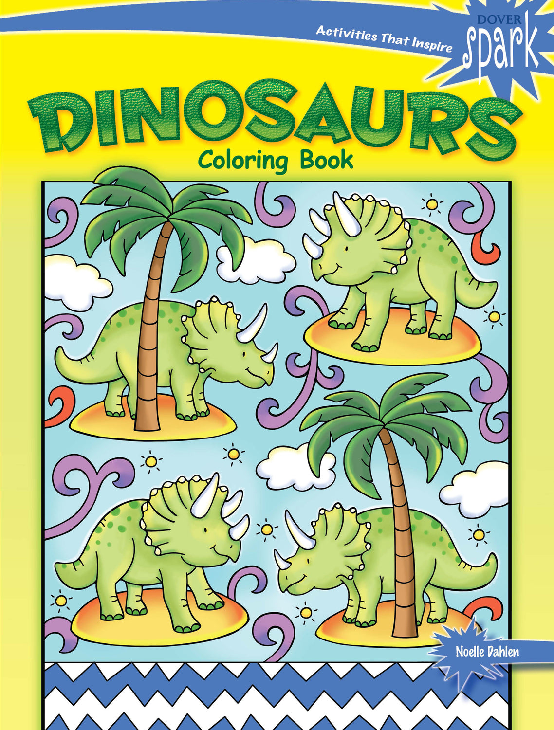 SPARK Dinosaurs Coloring Book