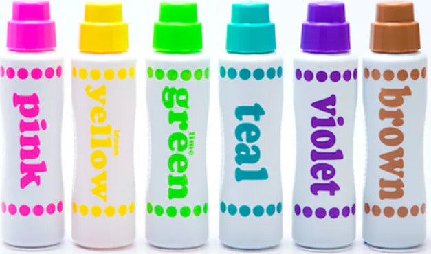 Brilliant 6 Pack Dot Markers [Washable]