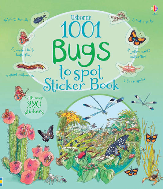 1001 Bugs To Spot Sticker Book