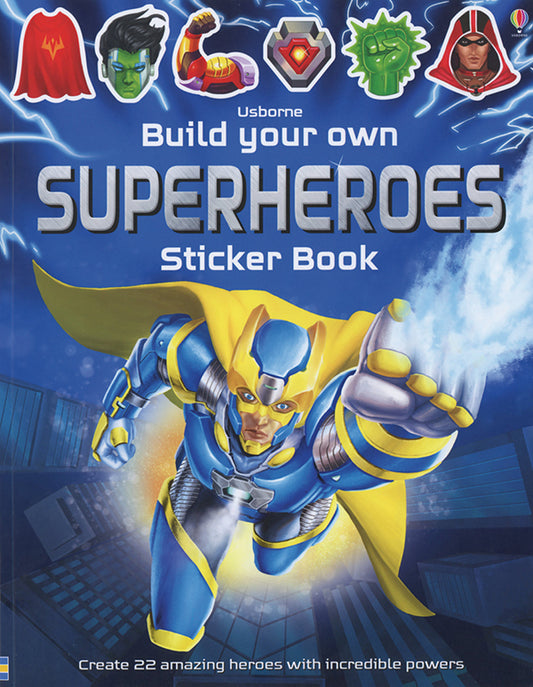 Build Your Own Superheroes Sticker Book