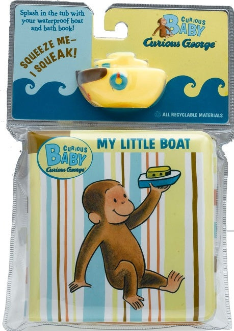 Curious Baby: My Little Bath Book & Toy Boat