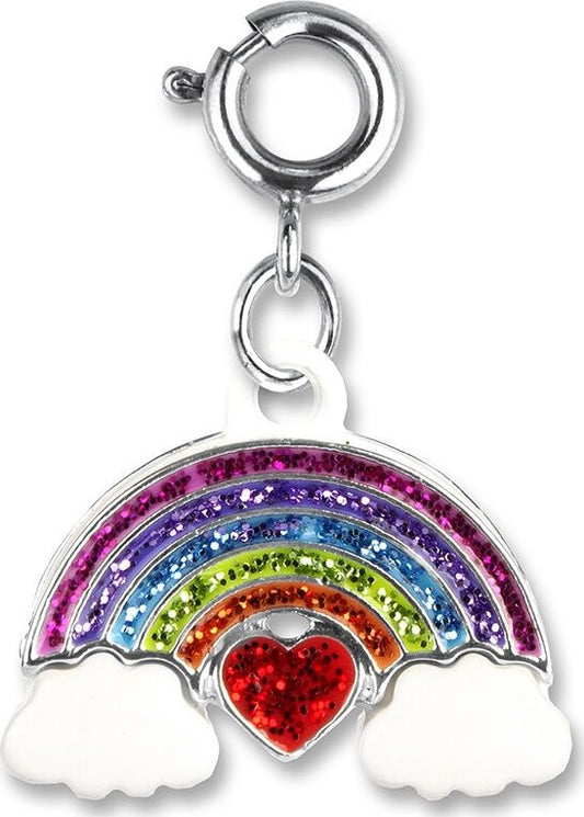 Glitter Rainbow Charm