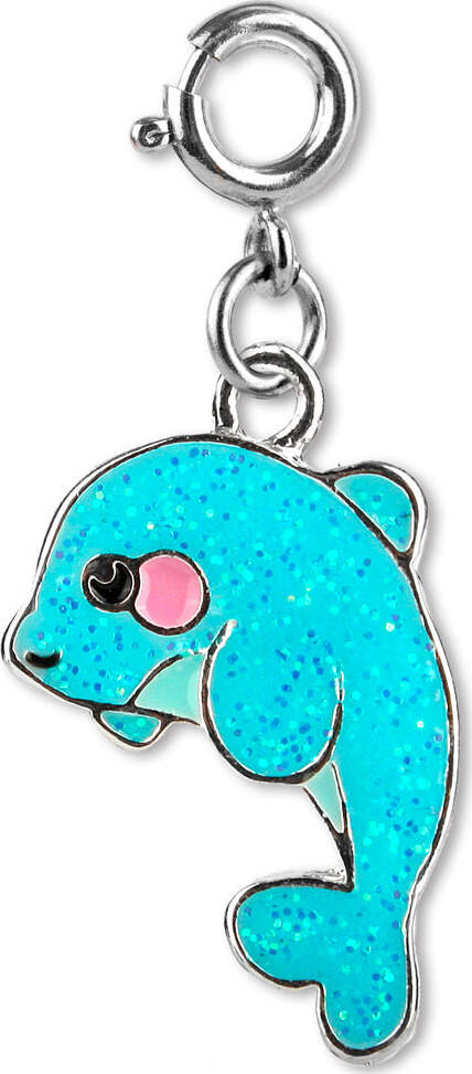 Glitter Dolphin Charm