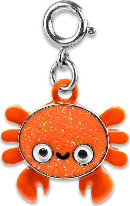 Glitter Crab Charm