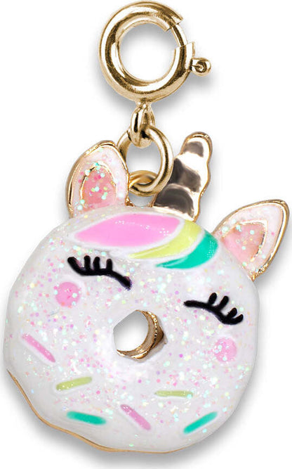 Gold Unicorn Donut Charm