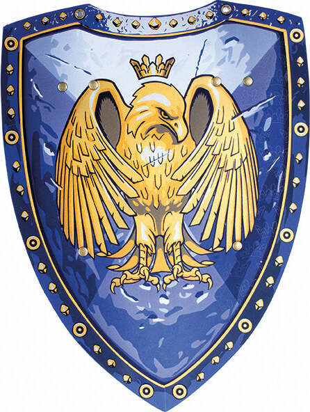 Liontouch Pretend-Play Foam Golden Eagle Knight Shield