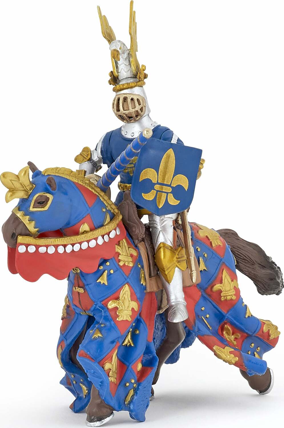 Papo France Blue Horse Fleur De Lys