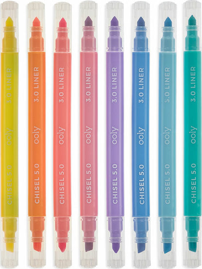 Pastel Liners Dual Tip Markers