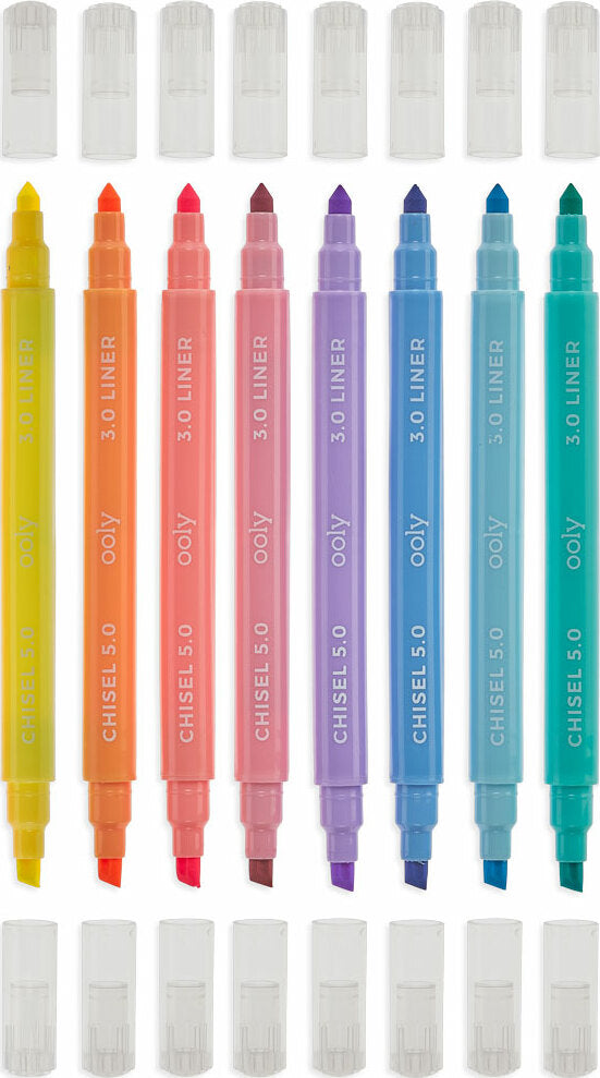 Pastel Liners Dual Tip Markers