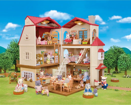 Calico Critters Red Roof Country Home Gift Set-Secret Attic Playroom