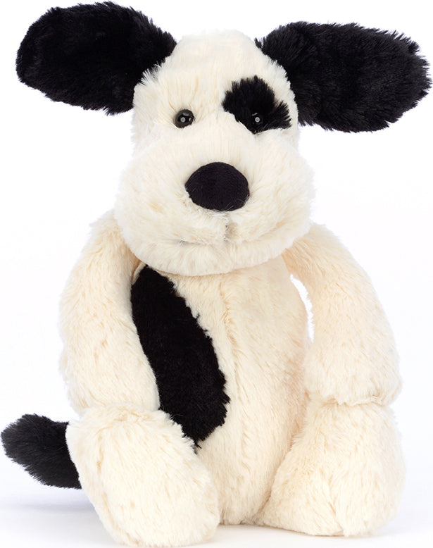 Bashful Black & Cream Puppy Original (Medium)