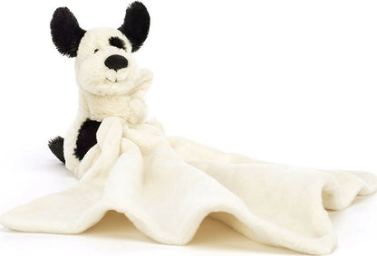 Bashful Black and Cream Puppy Soother