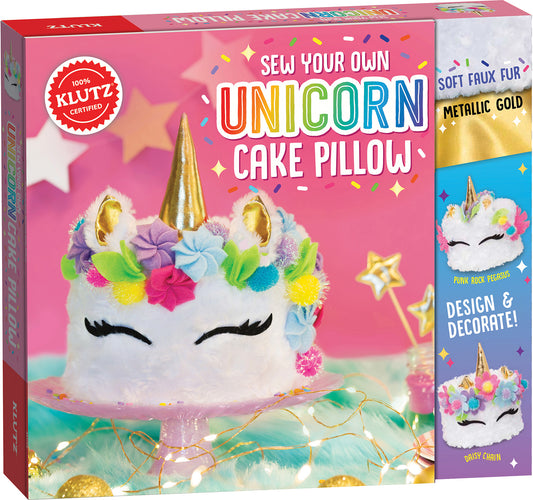 Sew Your Own Unicorn Cake Pillow