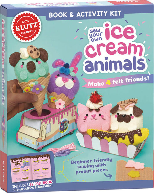 Sew Your Own Ice Cream Animals