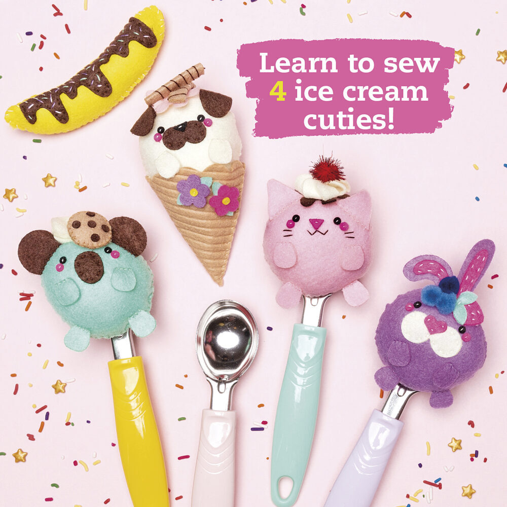 Sew Your Own Ice Cream Animals