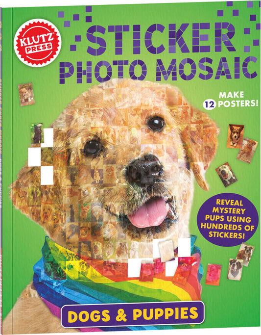 Sticker Photo Mosaic: Dogs and Puppies