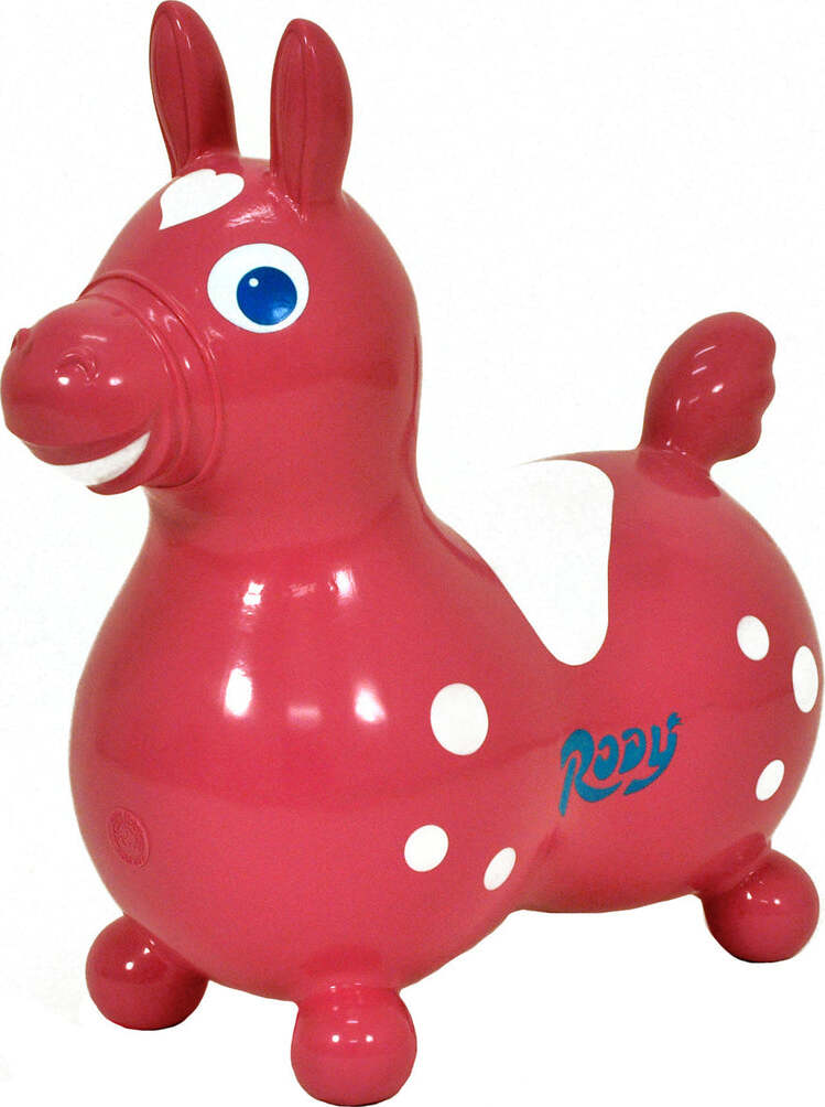 Rody Inflatable Bounce Horse (Pink)