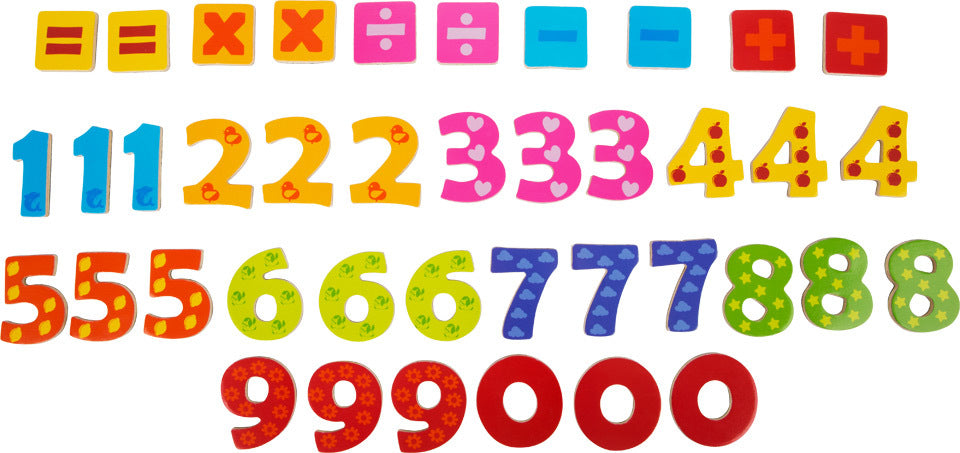 Colorful Magnetic Numbers