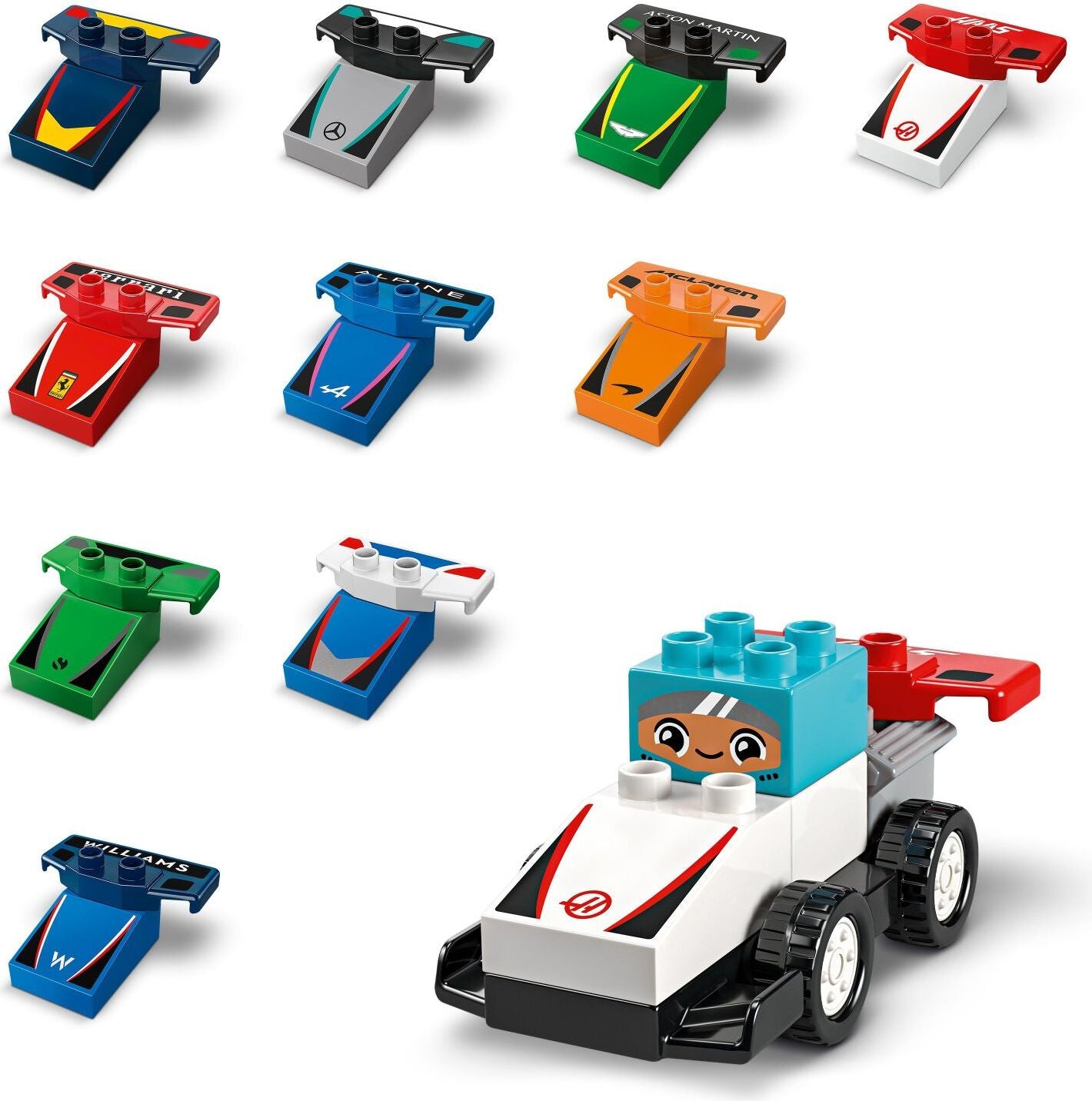 LEGO DUPLO Town: F1® Team Race Cars & Drivers