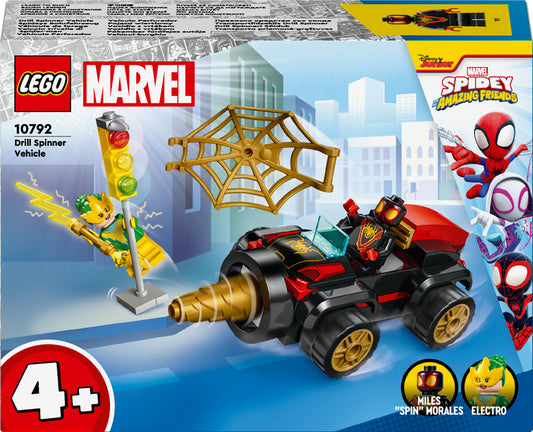 LEGO Marvel Spidey and his Amazing Friends Drill Spinner Vehicle