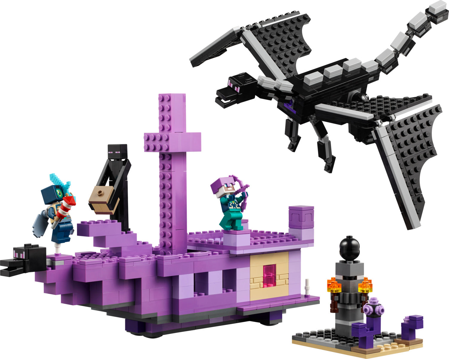 LEGO Minecraft: The Ender Dragon and End Ship