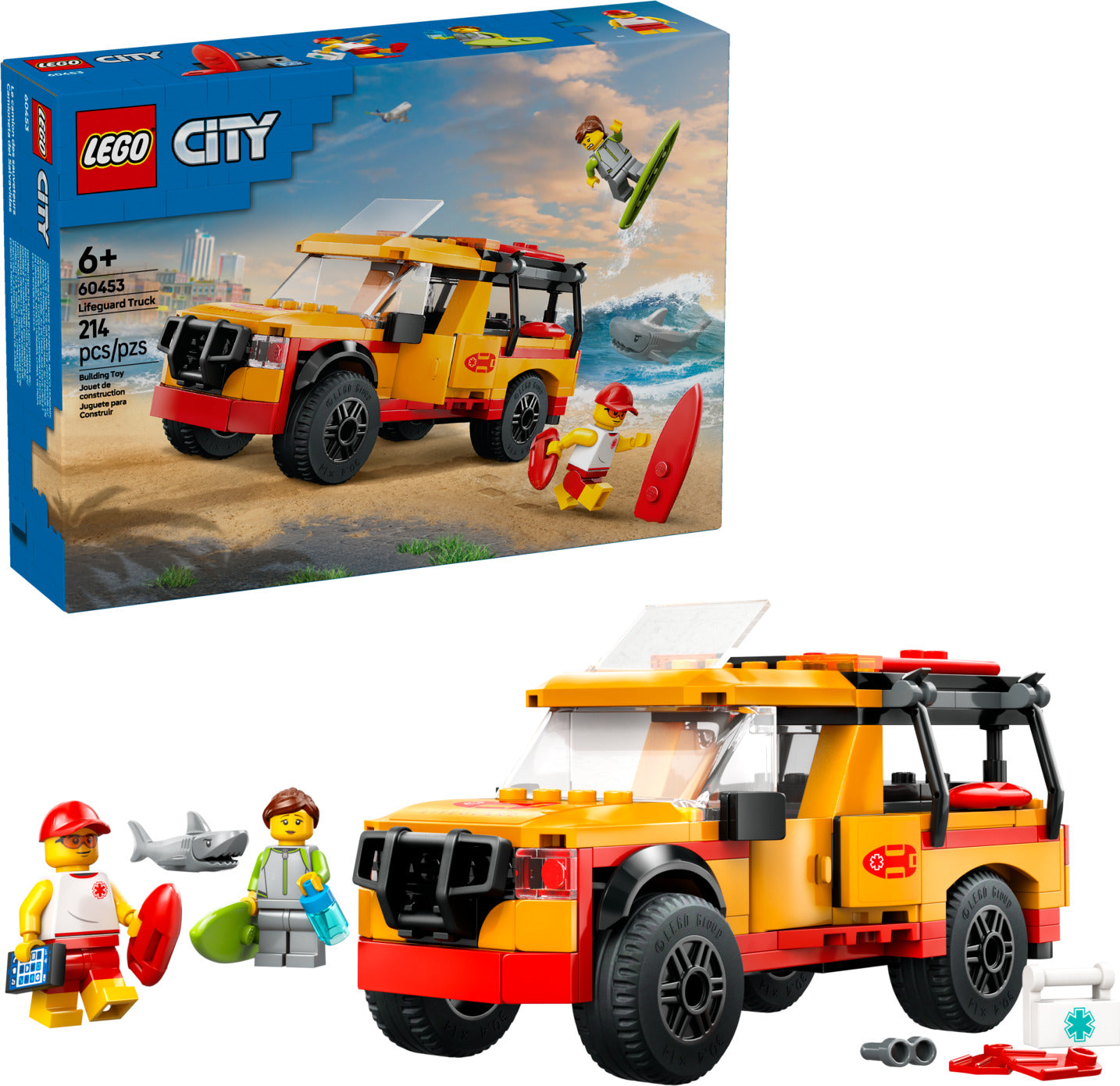 LEGO City Great Vehicles: Lifeguard Beach Rescue Truck